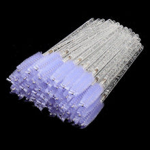 50pcs/bag Disposable Mascara Brushes with Crystal Handle Applicator Tool for Eyelash Extension Makeup Brushes