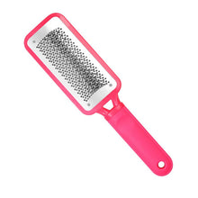 Professional Double Sided Metal Foot File Skin Care Supplies Long Handle Pedicure Foot File
