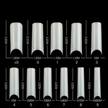 Professional Natural Nail Tips 550tips/box Half Cover False Nails Extension Gel Tips ABS Plastic Nail Tips