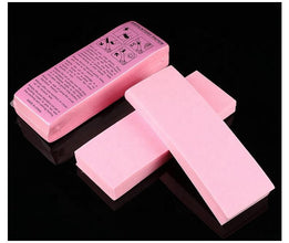 100 Pieces/bag Colorful Disposable Wax Depilation Paper New Blue Pink Yellow Non-woven Cloth Color Wax Depilation Paper