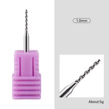 New Tungsten Steel Nail Drill Bit Carbide Spiral Nail Piercing Grinding Head Professional Nail Art Tools