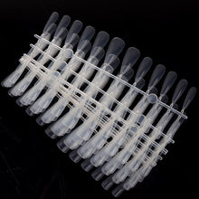 Newest 240pcs/bag Natural Transparent Artificial Nail Tips Artificial Finger Nails Practice Nail Tips