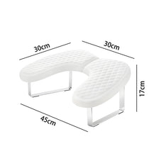 New U Shape Luxury Pu Leather Hand Arm Rest Pillow Manicure Table Nail Arm Rest Cushion Nail Hand Pillow for Salon