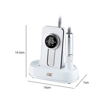 New SML-M808 Portable 50000RPM Nail Drill White Pink Nude Pink 2000mAh Professional Electric Nail Drill Machine for Salon