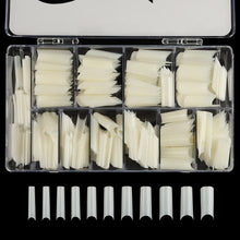 Professional Natural Nail Tips 550tips/box Half Cover False Nails Extension Gel Tips ABS Plastic Nail Tips