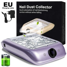 15W Q5 ABS Manicure Desktop Nail Vacuum Cleaner Collector Rechargeable Nail Dust Collector for Dust Collector
