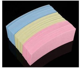100 Pieces/bag Colorful Disposable Wax Depilation Paper New Blue Pink Yellow Non-woven Cloth Color Wax Depilation Paper