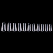 New Hot Sale 500pcs/box Special Shape Nail Tips Duckbill Tips Full Cover Fan Shape Manicure Duckbill Nail Tips