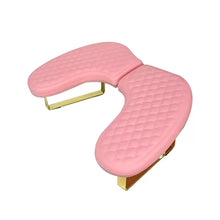 New U Shape Luxury Pu Leather Hand Arm Rest Pillow Manicure Table Nail Arm Rest Cushion Nail Hand Pillow for Salon