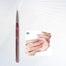 Wholesale Salon Acrylic Handle Manicure Art Pen Nylon Hair Light Therapy Painting Drawing Nail Art Brush for DIY Nail Art Use