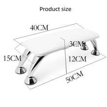 White Black Genuine Leather Nails Hand Pillow Manicure Hand Pillow Cushion Nail Arm Rest Hand Pillow Tools
