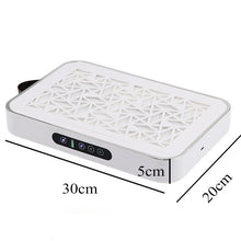 Portable 72W Rechargeable Nail Dust Collector with Dual Fans 9000RPM Powerful C8 Cordless Nail Vacuum Cleaner for Nail Salon