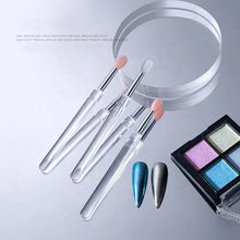 Nail Transparent Silicone Makeup Brush Magic Mirror Powder Stick Portable Multi-function Llip Brush