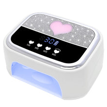 SUN H6 Rechargeable Wireless UV Led Nail Lamp 168W High Power 42pcs UV LED Heart Dryer Cordless Nail Lamp with Diamond