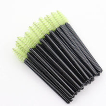 New 50pcs/bag Colorful Disposable Mini Eyelash Brush Flexible Eyelash Mascara Wands Applicator Makeup Brushes