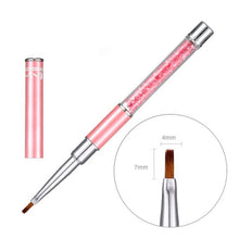 High Quality 12 Styles Pink Nylon Hair Liner Brush Nail Art Manicure Pedicure Beauty Nail Art Brush for Nail Art