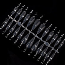 Newest 240pcs/bag Natural Transparent Artificial Nail Tips Artificial Finger Nails Practice Nail Tips