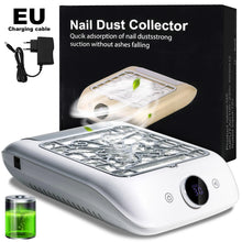 15W Q5 ABS Manicure Desktop Nail Vacuum Cleaner Collector Rechargeable Nail Dust Collector for Dust Collector