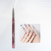 Wholesale Salon Acrylic Handle Manicure Art Pen Nylon Hair Light Therapy Painting Drawing Nail Art Brush for DIY Nail Art Use