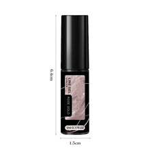 Custom Logo 5ml Painting Metal Chrome Effect Liner Gel Polish UV LED Mirror Metallic Liner Gel Nail Polish