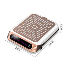 High Quality 858-16 Rechargeable Nail Dust Collector 100w Adjustable Speed Touch-Controlled Nail Vacuum Cleaner