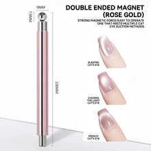 Cat Eye Magnetic Ball Aluminum Handle Cylindrical UV Gel Magnet Tools Double End Nail Design Tools
