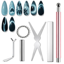 6pcs Cat Eye Nail Magnet Tool Set