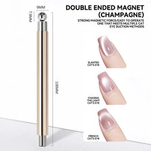 Cat Eye Magnetic Ball Aluminum Handle Cylindrical UV Gel Magnet Tools Double End Nail Design Tools