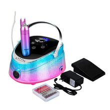 BQ-730 Gradient Color 35000RPM Rechargeable Nail Drill Machine Handheld LED Display Nail Polisher Machine
