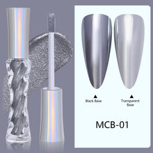 New Hot Selling Nail Liquid Magic Mirror Powder Cream With Nail Lip Brush Nail Art Decoration Mirror Chrome Powder