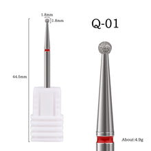 Wholesale 24 Styles Diamond Nail Drill Bits Ball Shape Grinding Head Manicure Dead Skin Remover Polishing Tools