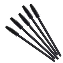 Wholesale 50pcs/bag Colorful Disposable Eyelash Brush Silicone Brush Head Portable Curling Eyelash Mascara Wands