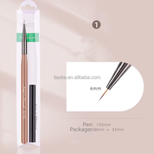 Single New Acrylic Nail Brush Nail Light Therapy Paint Pen Crystal Draw Pen Nail Art Brush