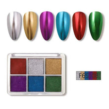 Wholesale Holographic Laser Aurora Solid Mirror Nail Glitter Powder UV Gel Polish Pigment Chrome Powder for Nails