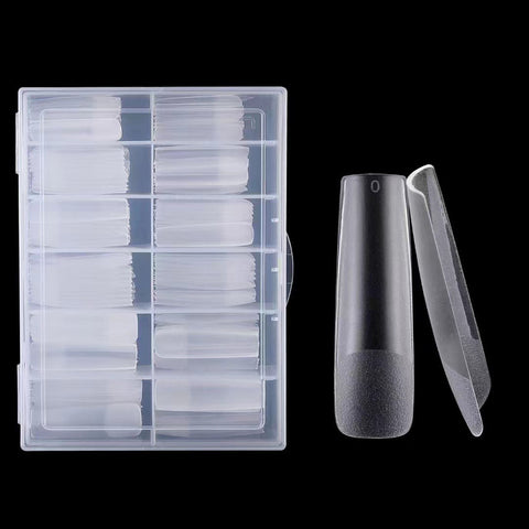 Full Cover No Crease Semi Matte Nail Tips 240pcs Extension Tips Soft Gel Nail Extension Tips Press on Nails