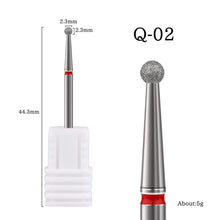 Wholesale 24 Styles Diamond Nail Drill Bits Ball Shape Grinding Head Manicure Dead Skin Remover Polishing Tools