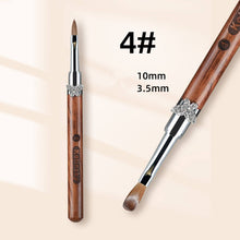 New Butterfly Wood Handle Kolinsky Nail Brush Mink Fur Crystal Carving Pen Kolinsky Nail Art Brush