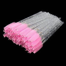 50pcs/bag Disposable Mascara Brushes with Crystal Handle Applicator Tool for Eyelash Extension Makeup Brushes