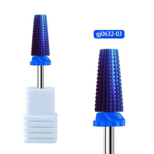 High Quality Carbide Tungsten Steel Nail Drill Bit Multi-functional 5 in 1 Rainbow Nail Remove Gel Nail Care Polishing Drill Bit