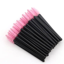 New 50pcs/bag Colorful Disposable Mini Eyelash Brush Flexible Eyelash Mascara Wands Applicator Makeup Brushes