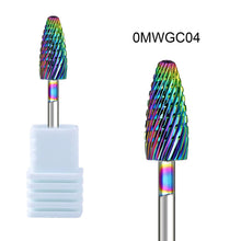 10 Styles Multi-functional Rainbow Tungsten Steel Nail Drill Bit Premium High Hardness Remove Gel Polish Grinding Head