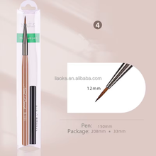 Single New Acrylic Nail Brush Nail Light Therapy Paint Pen Crystal Draw Pen Nail Art Brush