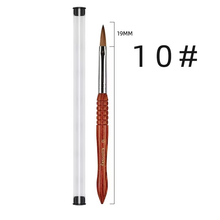 1PC Wooden Handle 100% Kolinsky Acrylic Nail Brush DIY Nail Art Painting Pen Professional UV Gel Kolinsky Nail Brush