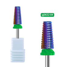 High Quality Carbide Tungsten Steel Nail Drill Bit Multi-functional 5 in 1 Rainbow Nail Remove Gel Nail Care Polishing Drill Bit