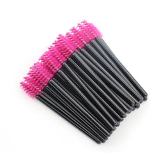 New 50pcs/bag Colorful Disposable Mini Eyelash Brush Flexible Eyelash Mascara Wands Applicator Makeup Brushes