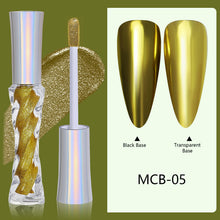 New Hot Selling Nail Liquid Magic Mirror Powder Cream With Nail Lip Brush Nail Art Decoration Mirror Chrome Powder