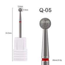 Wholesale 24 Styles Diamond Nail Drill Bits Ball Shape Grinding Head Manicure Dead Skin Remover Polishing Tools