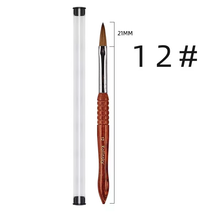 1PC Wooden Handle 100% Kolinsky Acrylic Nail Brush DIY Nail Art Painting Pen Professional UV Gel Kolinsky Nail Brush