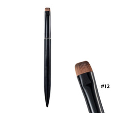 Professional Pink Black Round Head Gel Nail Brush Metal Handle UV Gel Brush for French Manicure Nail Art Manicure Tools