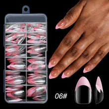 New 120pcs/box Square Full Cover French Wearing Armor False Nail Tips Artificial Fingernails